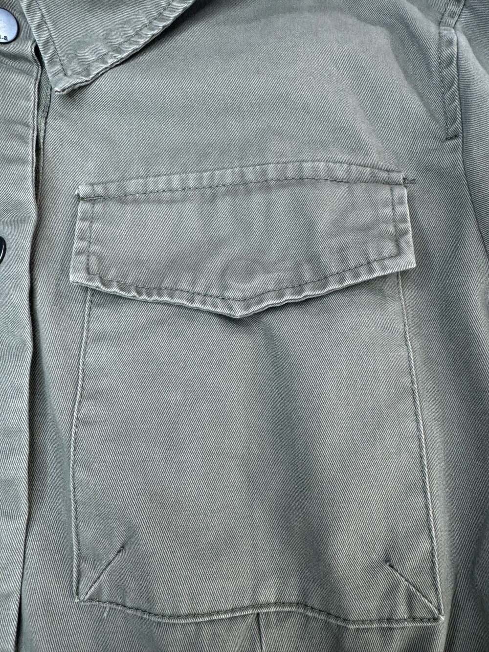 a.n.a A New Approach Women's XL Olive Green Military Utility Jacket Drawstring W - Picture 7 of 15